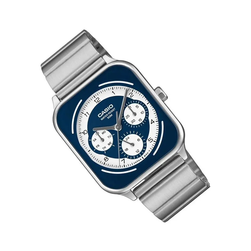 Japan Casio Multifunction Blue Dial Men's Watch- MTP-M307D-2BV